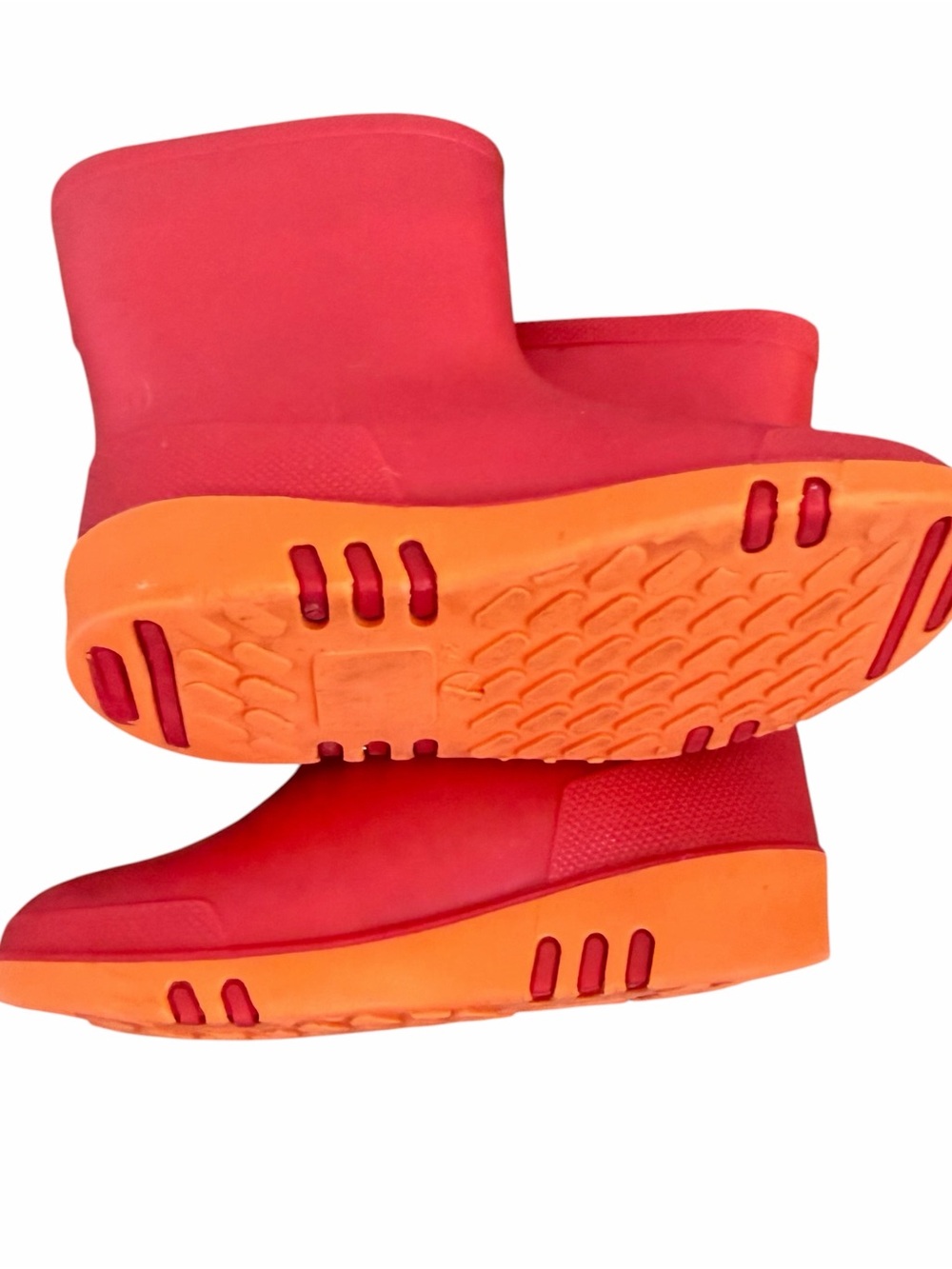 Fiep Westendorp Janneke Silhouette Logo Red Orange Kids Rainboots 7/8T EUR 24 - Picture 5 of 12